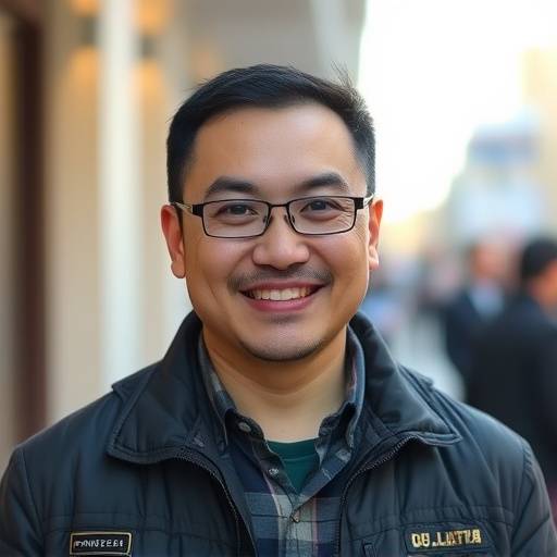 Portrait of Yerlan Suleimenov, Community Coordinator, looking approachable.