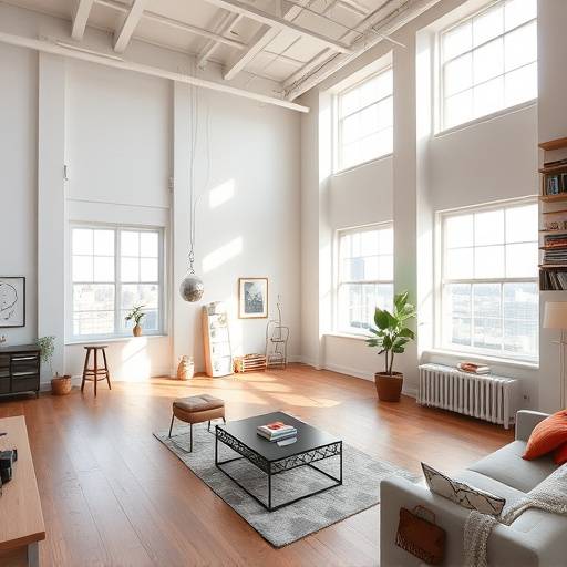 The Grand Loft: spacious studio with large windows and high ceilings